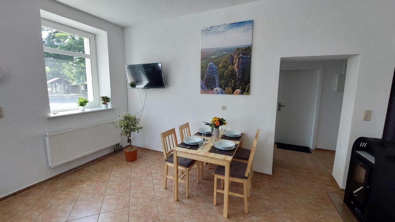 Ferienwohnung Am Hofladen Hellendorf - Saechsische Schweiz Bad Gottleuba 외부 사진